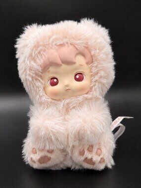 Kawaii Pink Fluffy Mini Plush Toy Pastel Soft Girl Aesthetic